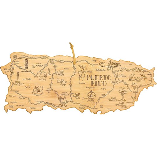 Totally Bamboo Puerto Rico Cutting Board