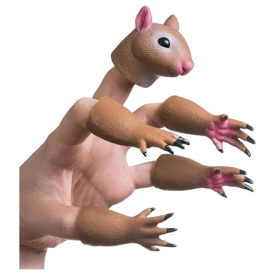 Squirrel Finger Puppet