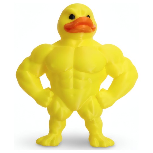Muscle Duck — Bodybuilder Duck Sculpture