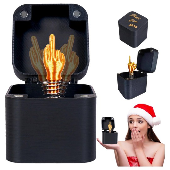 Middle Finger Surprise Box — Pop-Up Gag Gift